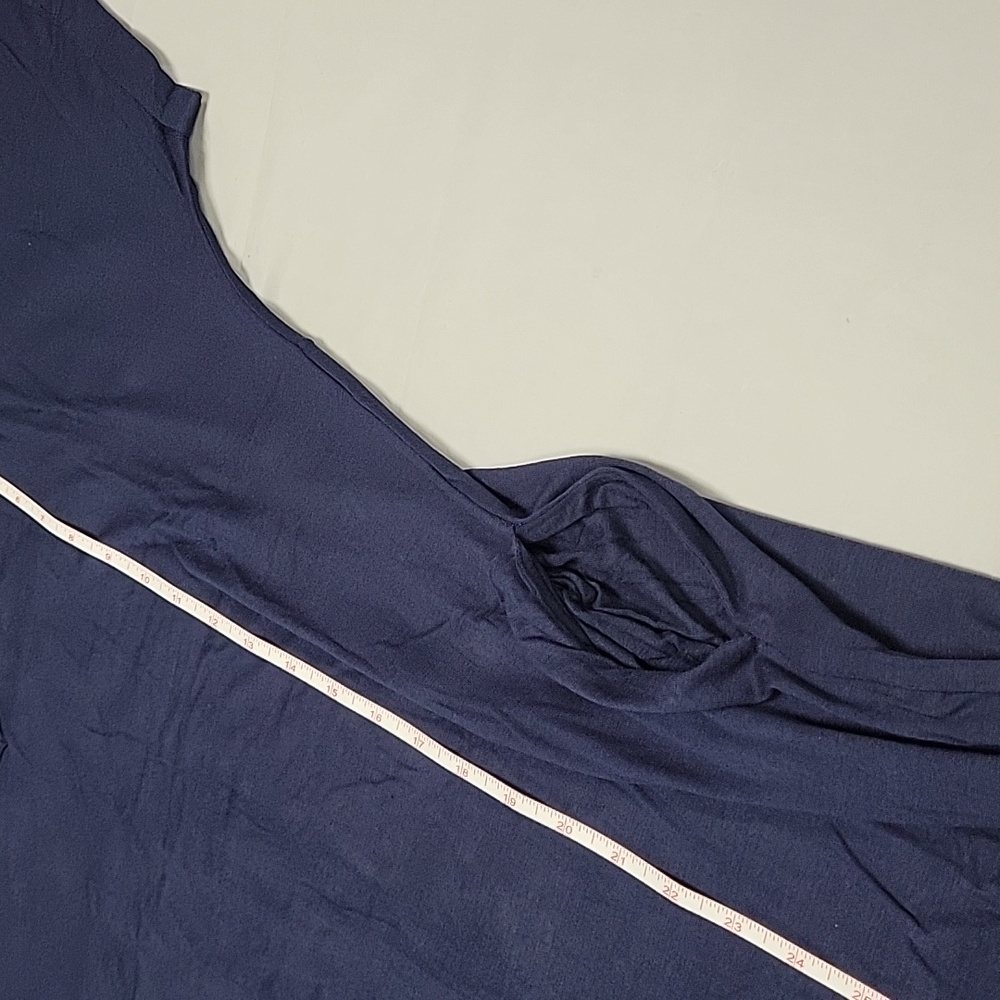 NWT Stilletto's Navy Blue Maxi Dress With Pockets, XL - Picture 9 of 9